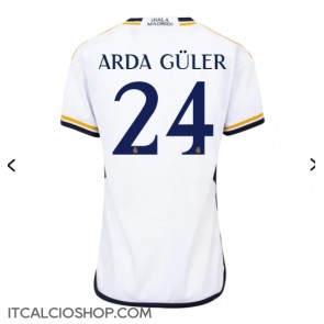Real Madrid Arda Guler #24 Prima Maglia Femmina 2023-24 Manica Corta